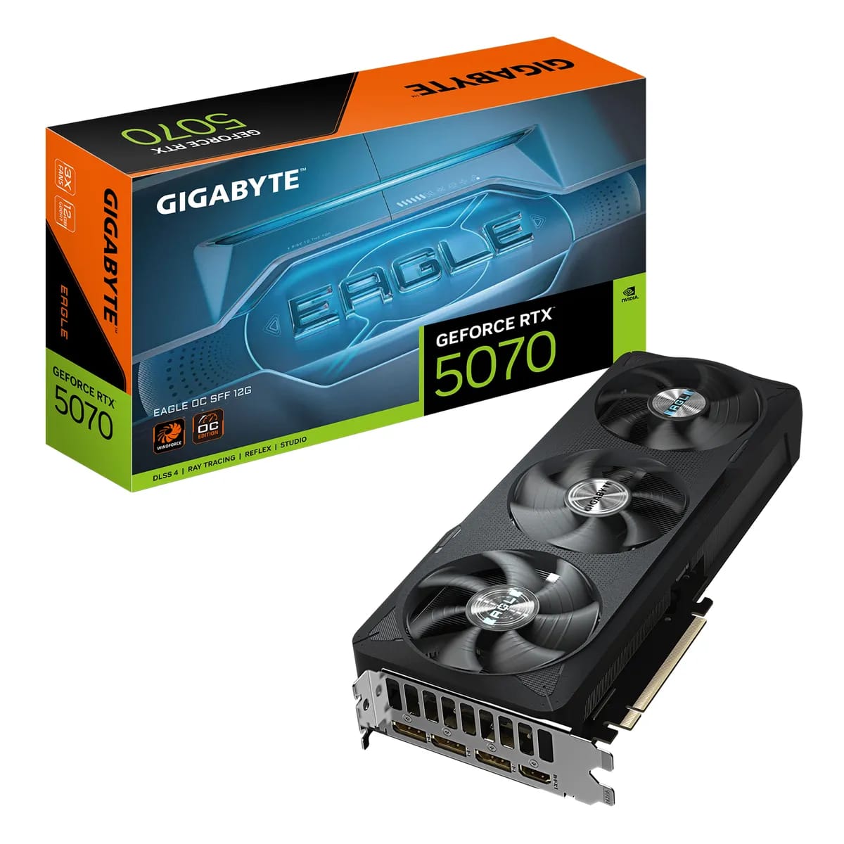 Placa Video Gigabyte Geforce Rtx 5070 Eagle Oc Sff 12g Gddr7