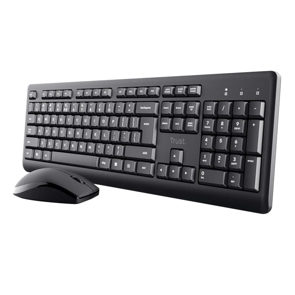 Kit Teclado Mouse Inalambrico Trust Primo Pack Black Usb Esp